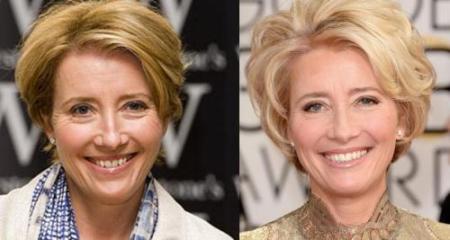 Emma Thompson 2009-ben és 2014-ben Emma Thompson 2009-ben és 2014-ben