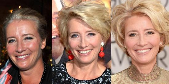 Emma Thompson 2008-ban, 2013-ban és 2014-ben Emma Thompson 2008-ban, 2013-ban és 2014-ben