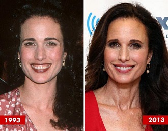 Andie MacDowell szépsége a New York-i plasztikai sebészek szakértelmét dícséri