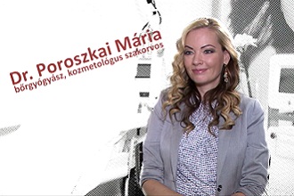 Dr. Poroszkai Mária bőrgyógyász- kozmetológus, a Fehérhajó Revital Center szakorvosa
