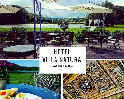 Élvezd a vidék izét egy gyönyörű kertben, a tóparton a Hotel Villa Naturában